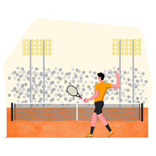 tennisillustration